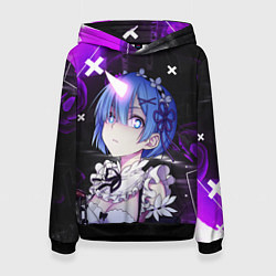 Женская толстовка Rem - ReZero - Абстракция