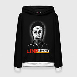 Толстовка-худи женская Limp bizkit Wes Borland, цвет: 3D-белый