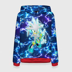 Толстовка-худи женская Ёж Сильвер, цвет: 3D-красный