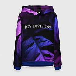 Женская толстовка Joy Division neon monstera