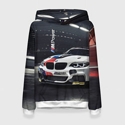 Толстовка-худи женская BMW M 240 i racing - Motorsport, цвет: 3D-белый