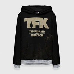 Толстовка-худи женская TFK - Thousand Foot Krutch, цвет: 3D-меланж