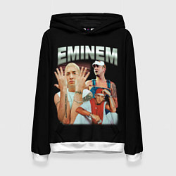 Толстовка-худи женская Eminem Slim Shady, цвет: 3D-белый