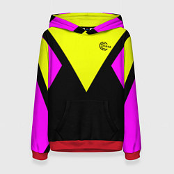 Толстовка-худи женская FIRM прямиком из восьмидесятых, цвет: 3D-красный