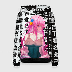 Толстовка-худи женская Bocchi the rock аниме, цвет: 3D-черный