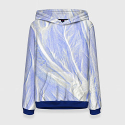 Толстовка-худи женская Безмолвное пространство, цвет: 3D-синий