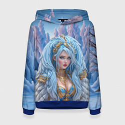 Толстовка-худи женская Crystal Maiden Dota2, цвет: 3D-синий