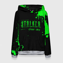 Толстовка-худи женская Stalker sky art, цвет: 3D-меланж