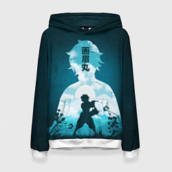 Толстовка-худи женская Gabimaru the Hollow, цвет: 3D-белый