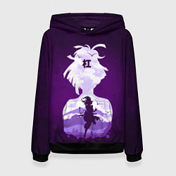 Толстовка-худи женская Юзуриха, цвет: 3D-черный