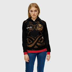 Толстовка-худи женская Форма ENCE, цвет: 3D-красный — фото 2