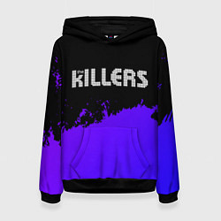 Женская толстовка The Killers purple grunge