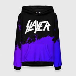 Женская толстовка Slayer purple grunge