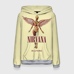 Толстовка-худи женская Nirvana - In utero, цвет: 3D-меланж