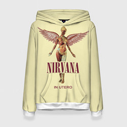 Толстовка-худи женская Nirvana - In utero, цвет: 3D-белый