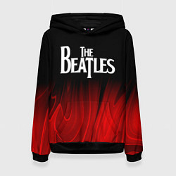 Женская толстовка The Beatles red plasma