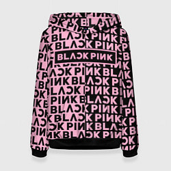 Женская толстовка Blackpink - pink text