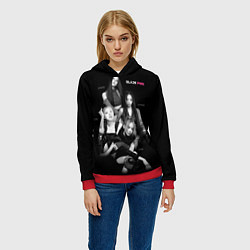 Толстовка-худи женская Blackpink girl group, цвет: 3D-красный — фото 2