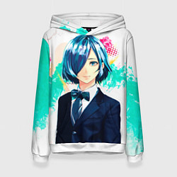 Толстовка-худи женская Touka Kirishima, цвет: 3D-белый