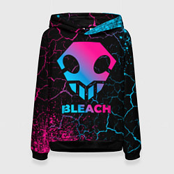 Толстовка-худи женская Bleach - neon gradient, цвет: 3D-черный