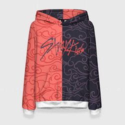 Толстовка-худи женская Strey Kids x Anime, цвет: 3D-белый