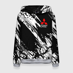 Женская толстовка Mitsubishi - белый пятна