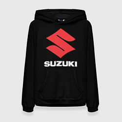 Толстовка-худи женская Suzuki sport brend, цвет: 3D-черный
