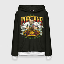 Толстовка-худи женская Fortune, цвет: 3D-белый