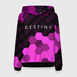 Толстовка-худи женская Destiny pro gaming посередине, цвет: 3D-черный