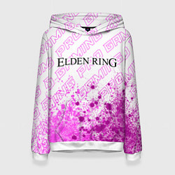 Толстовка-худи женская Elden Ring pro gaming посередине, цвет: 3D-белый