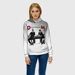 Толстовка-худи женская Depeche Mode - Mememto Mori Dave and Martin, цвет: 3D-белый — фото 2