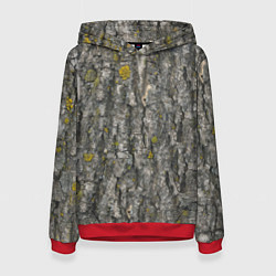 Женская толстовка Узор коры дерева