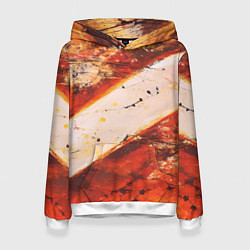 Толстовка-худи женская Горная порода, цвет: 3D-белый