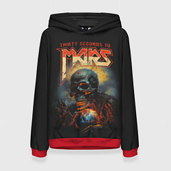 Женская толстовка Thirty seconds to mars skull