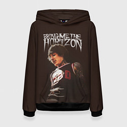 Толстовка-худи женская Oli Sykes - Bring Me the Horizon, цвет: 3D-черный