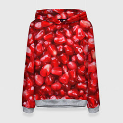 Женская толстовка Спелые зёрна граната