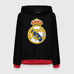 Толстовка-худи женская Real madrid fc club, цвет: 3D-красный