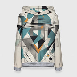 Женская толстовка Три человека авангард