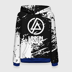 Женская толстовка Linkin park logo краски текстура