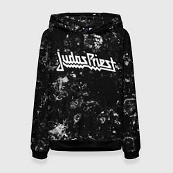 Толстовка-худи женская Judas Priest black ice, цвет: 3D-черный
