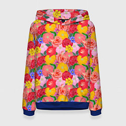 Женская толстовка Летний цветочный фон