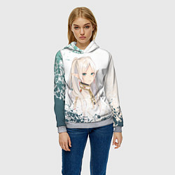 Толстовка-худи женская Sweet Freiren, цвет: 3D-меланж — фото 2