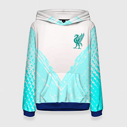 Женская толстовка Liverpool logo texture fc