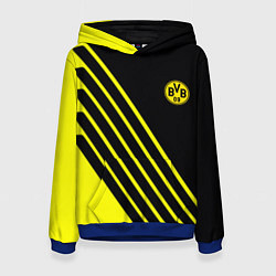 Толстовка-худи женская Borussia sport line uniform, цвет: 3D-синий