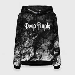 Толстовка-худи женская Deep Purple black graphite, цвет: 3D-черный