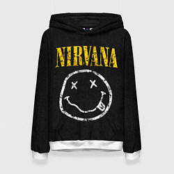 Женская толстовка Джинсовка с nirvana