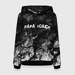 Толстовка-худи женская Papa Roach black graphite, цвет: 3D-черный
