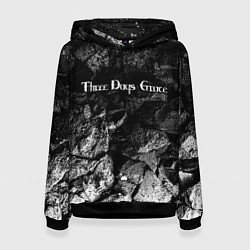 Толстовка-худи женская Three Days Grace black graphite, цвет: 3D-черный