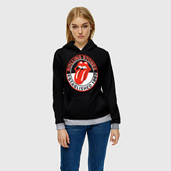 Толстовка-худи женская Rolling Stones Established 1962 group, цвет: 3D-меланж — фото 2