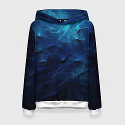 Женская толстовка Абстрактные волны глубины